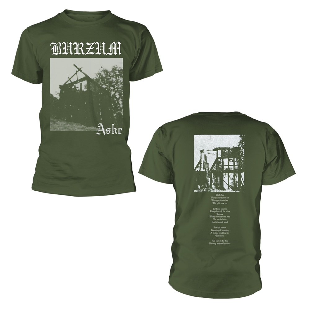 Burzum Aske (Green) T Shirt